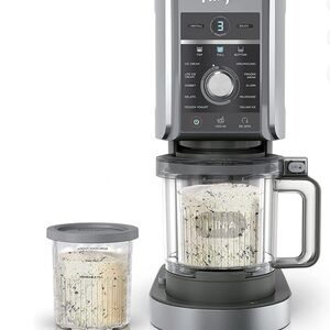 Ninja Gray Ice Cream Maker with Extra Container
